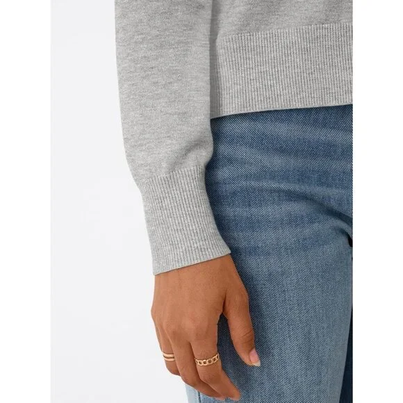 Women Cardigan Sweater Lightweight Crew Neck Outfits Fall Fashion 2025 Clothing - Picture 5 of 5